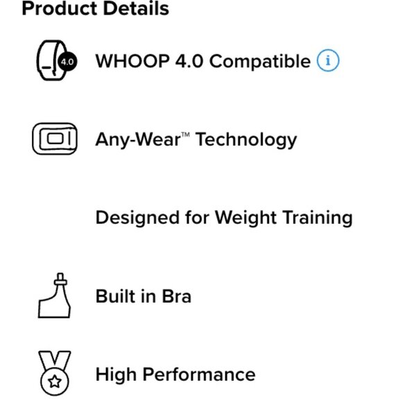 WHOOP 4.0 Women's Training Tank Top, Size Large, NWOT - Picture 4 of 9